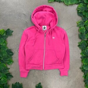 Juicy Couture‎ Pink Glitter Logo Zip-Up Hoodie